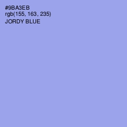 #9BA3EB - Jordy Blue Color Image