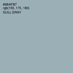#9BAFB7 - Gull Gray Color Image