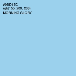 #9BD1EC - Morning Glory Color Image