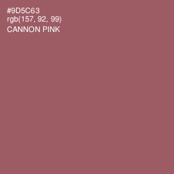 #9D5C63 - Cannon Pink Color Image