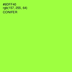 #9DFF40 - Conifer Color Image