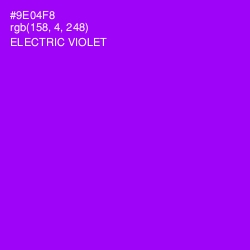 #9E04F8 - Electric Violet Color Image
