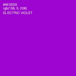 #9E05D0 - Electric Violet Color Image