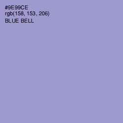#9E99CE - Blue Bell Color Image