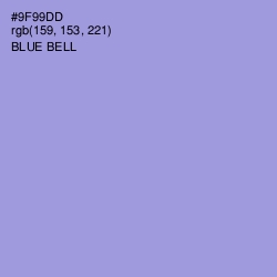 #9F99DD - Blue Bell Color Image