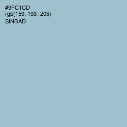 #9FC1CD - Sinbad Color Image