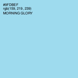 #9FDBEF - Morning Glory Color Image