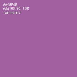 #A05F9E - Tapestry Color Image