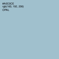 #A0C0CE - Opal Color Image