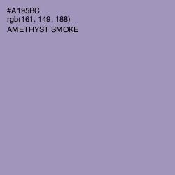 #A195BC - Amethyst Smoke Color Image