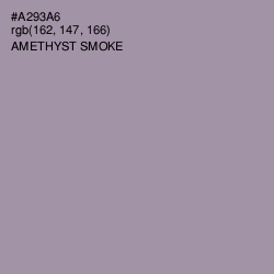 #A293A6 - Amethyst Smoke Color Image