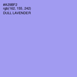 #A29BF2 - Dull Lavender Color Image