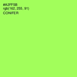#A2FF5B - Conifer Color Image