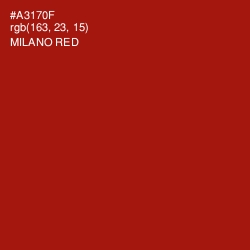 #A3170F - Milano Red Color Image