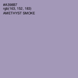 #A398B7 - Amethyst Smoke Color Image