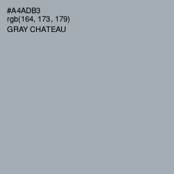 #A4ADB3 - Gray Chateau Color Image