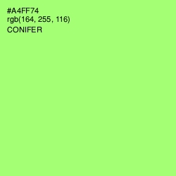 #A4FF74 - Conifer Color Image