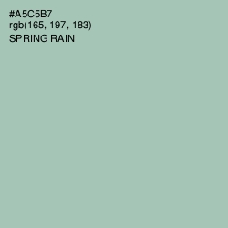 #A5C5B7 - Spring Rain Color Image
