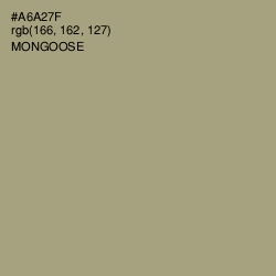 #A6A27F - Mongoose Color Image