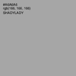 #A6A6A6 - Shady Lady Color Image