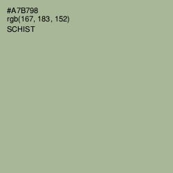 #A7B798 - Schist Color Image