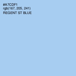 #A7CDF1 - Regent St Blue Color Image