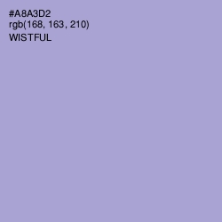 #A8A3D2 - Wistful Color Image