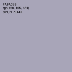 #A8A5B8 - Spun Pearl Color Image