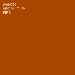 #A94700 - Fire Color Image