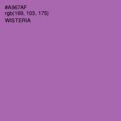 #A967AF - Wisteria Color Image