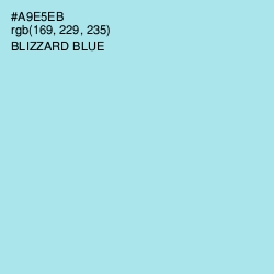 #A9E5EB - Blizzard Blue Color Image