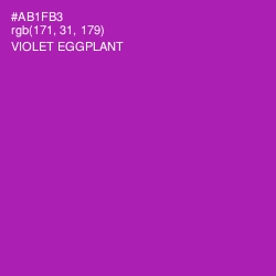 #AB1FB3 - Violet Eggplant Color Image