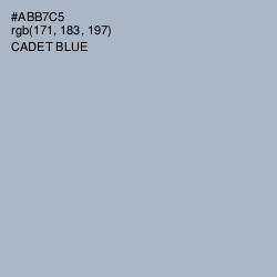 #ABB7C5 - Cadet Blue Color Image
