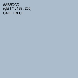 #ABBDCD - Cadet Blue Color Image