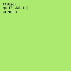 #ABE96F - Conifer Color Image