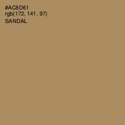 #AC8D61 - Sandal Color Image