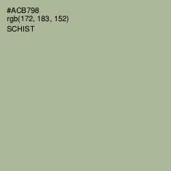 #ACB798 - Schist Color Image