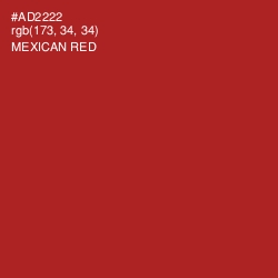 #AD2222 - Mexican Red Color Image