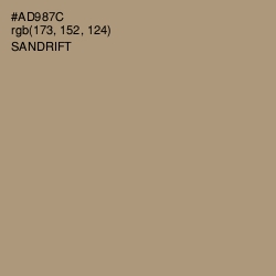 #AD987C - Sandrift Color Image