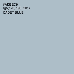 #ADBEC9 - Cadet Blue Color Image