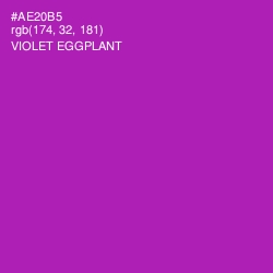 #AE20B5 - Violet Eggplant Color Image