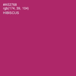 #AE2768 - Hibiscus Color Image