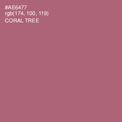 #AE6477 - Coral Tree Color Image