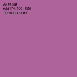 #AE649B - Turkish Rose Color Image