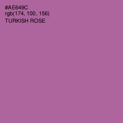 #AE649C - Turkish Rose Color Image