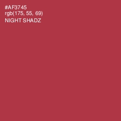 #AF3745 - Night Shadz Color Image