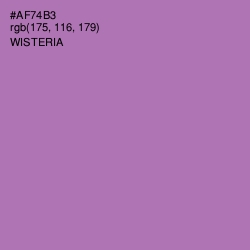 #AF74B3 - Wisteria Color Image