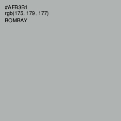#AFB3B1 - Bombay Color Image