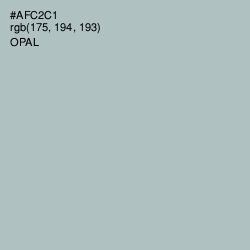 #AFC2C1 - Opal Color Image