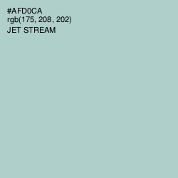 #AFD0CA - Jet Stream Color Image